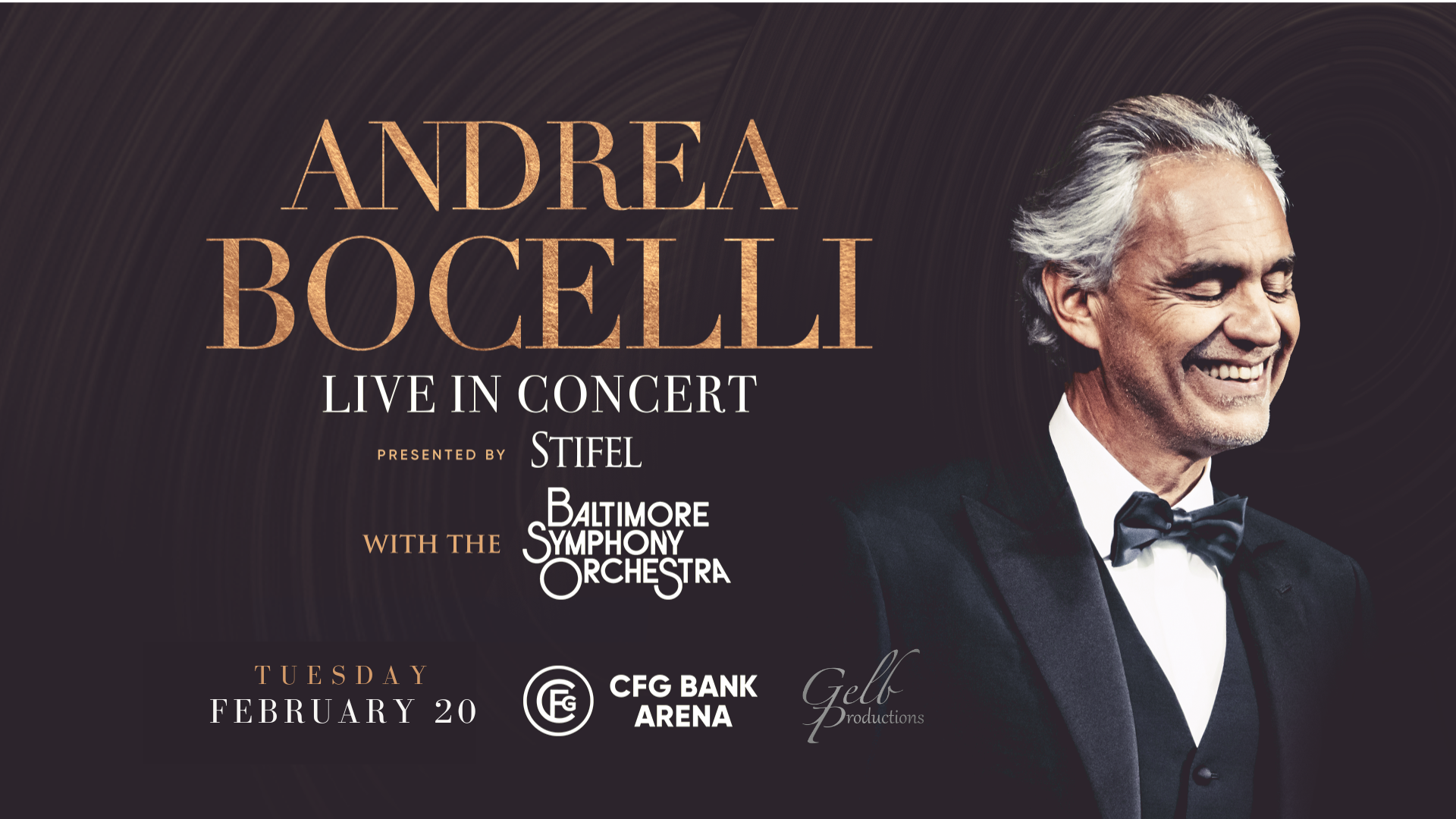 Andrea Bocelli CFG Bank Arena Baltimore